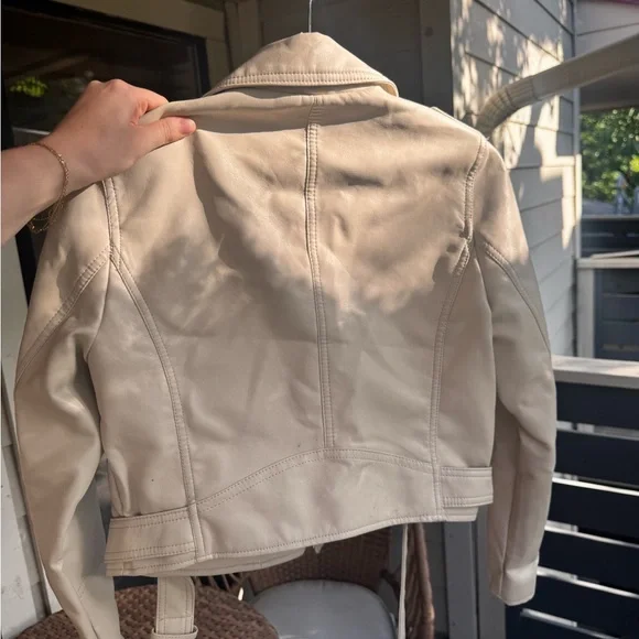 Tan Leather Jacket - Picture 3 of 3